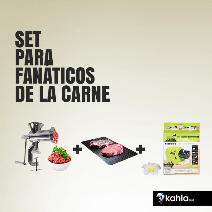 SET PARA FANÁTICOS DE LA CARNE!